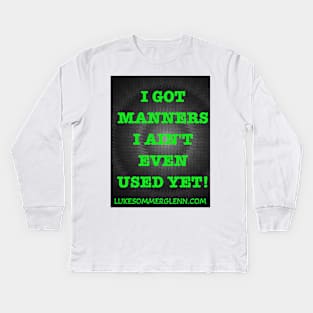 Manners Kids Long Sleeve T-Shirt